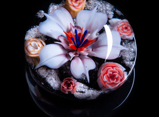 Memorial Ash Flower Paperweight (Canadian Customers Only)