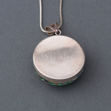 Load image into Gallery viewer, This Artisan Ocean with Fish Lampwork Flamework Glass pendant necklace
