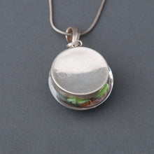 Load image into Gallery viewer, Artisan Rose Tree and Butterfly Lampwork Flamework glass pendant necklace