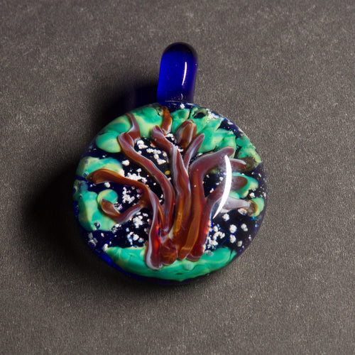 Memorial Ashes Summer Tree Pendant