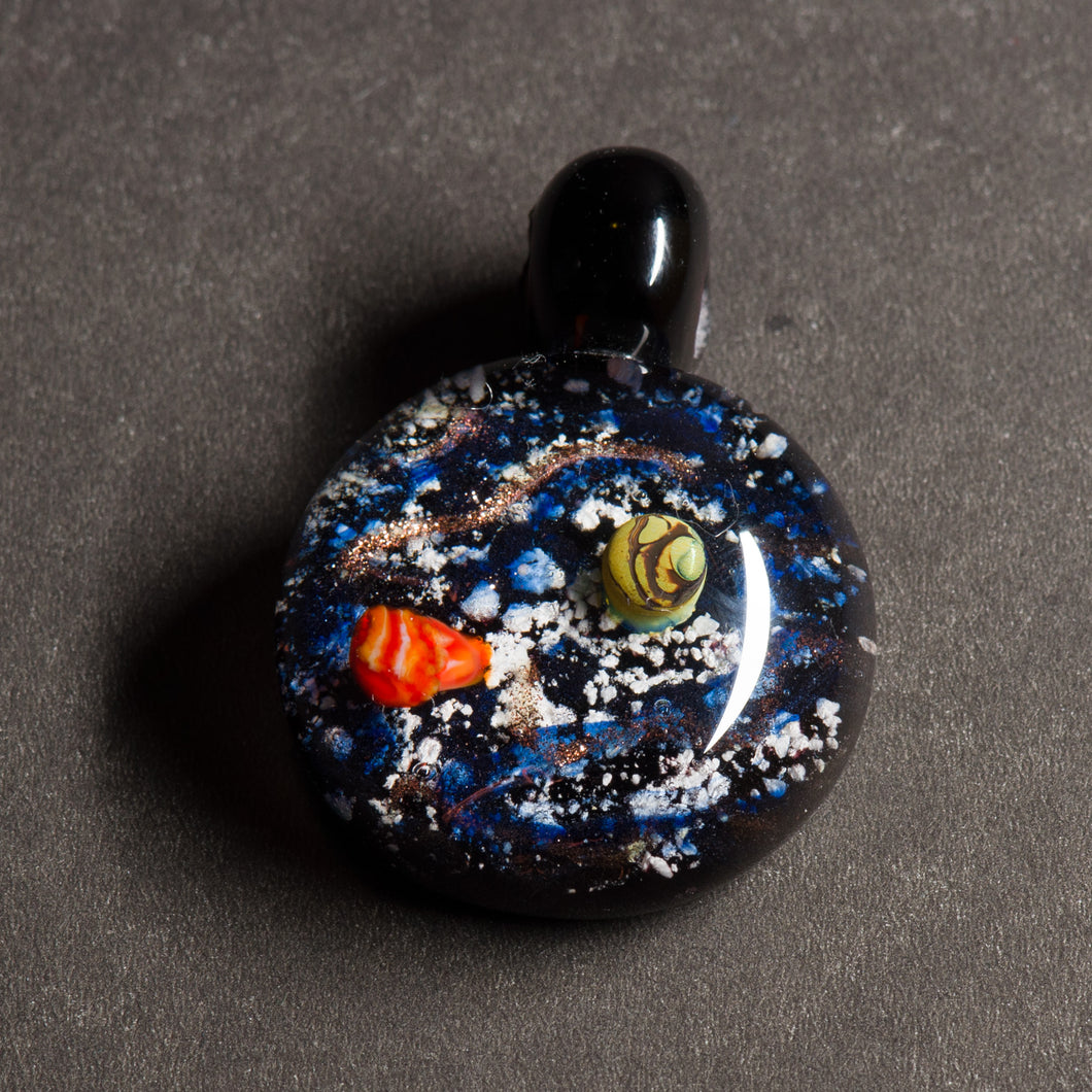 Black Cosmos Memorial Pendant